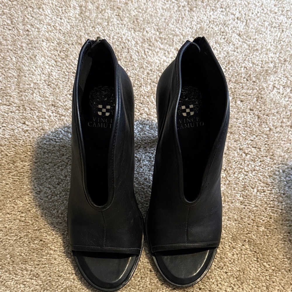 Vince Camuto Black Heeled Boots